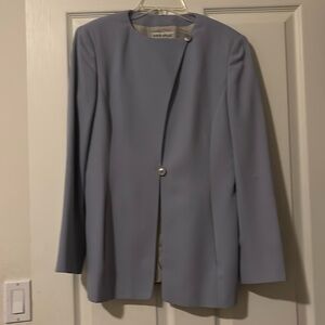 Giorgio Armani Light Blue Italian Wool Blazer Sz 6